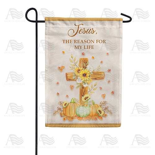 I Live For Jesus Double Sided Garden Flag