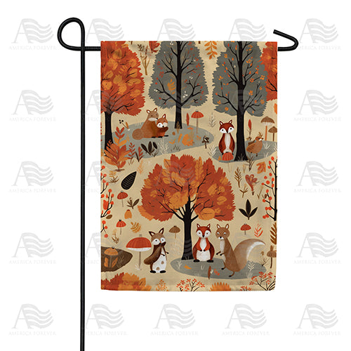 America Forever Forest Friends Double Sided Garden Flag