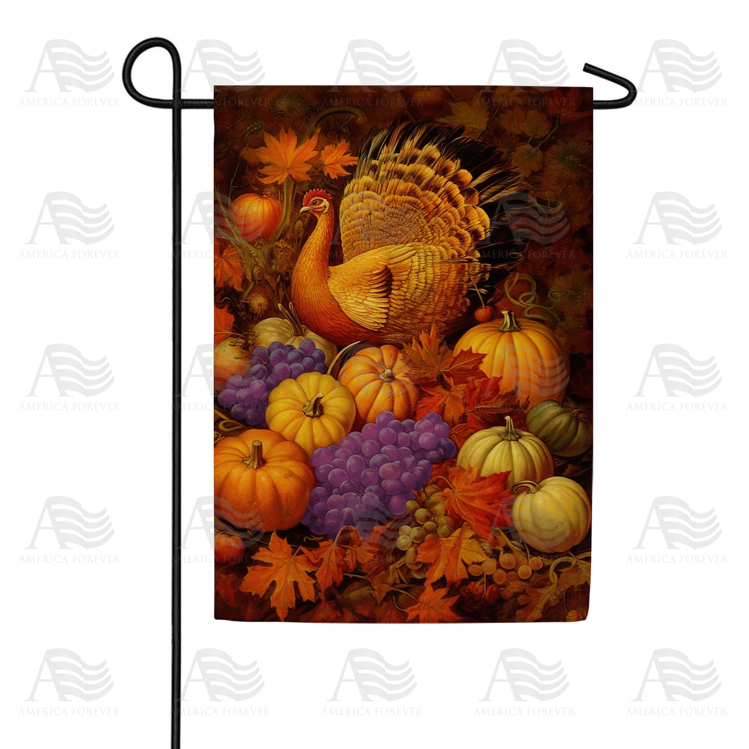 Renaissance Thanksgiving Double Sided Garden Flag
