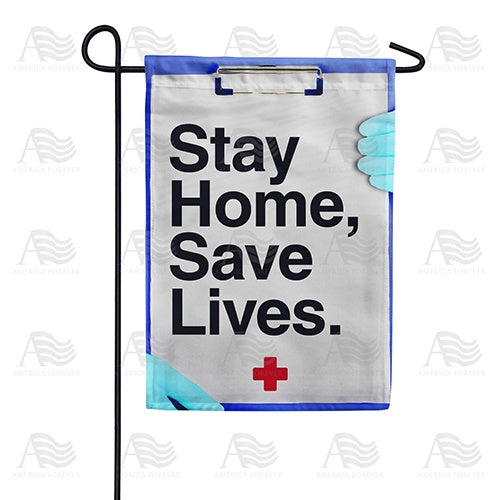 Stay Home, Stay Alive Double Sided Garden Flag