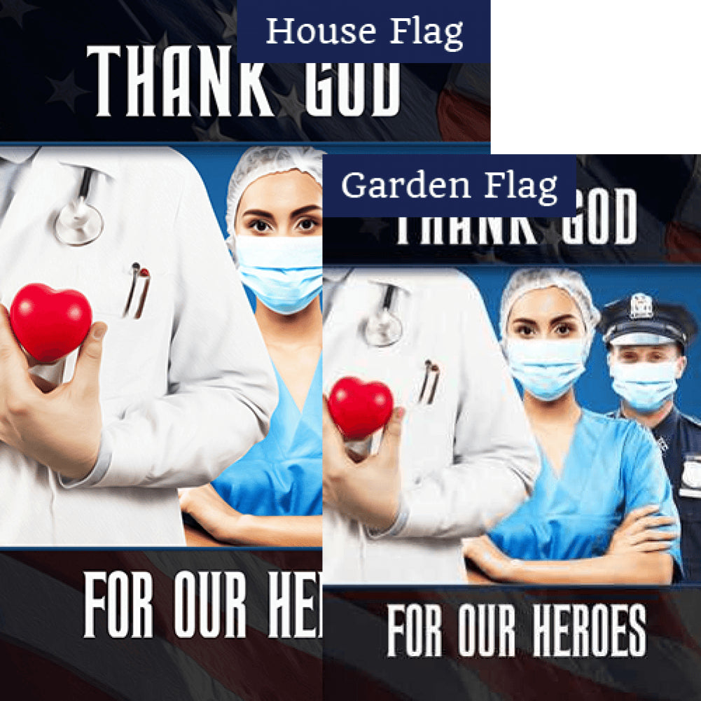 Giving Their All For All Of Us Flags Set (2 Pieces)