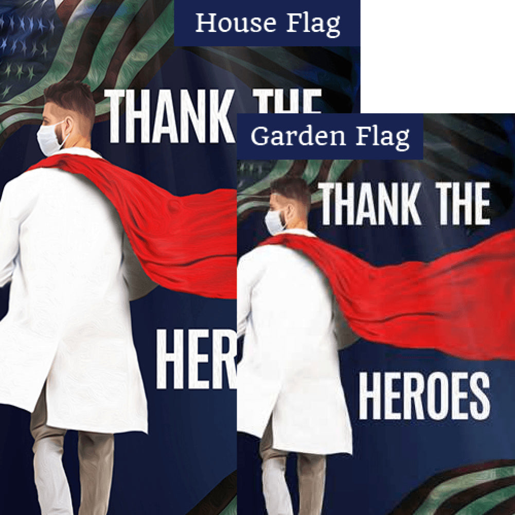 Thank The Heroes Flags Set (2 Pieces)