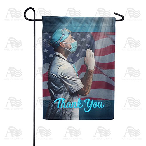 Praying For Guidance Double Sided Garden Flag