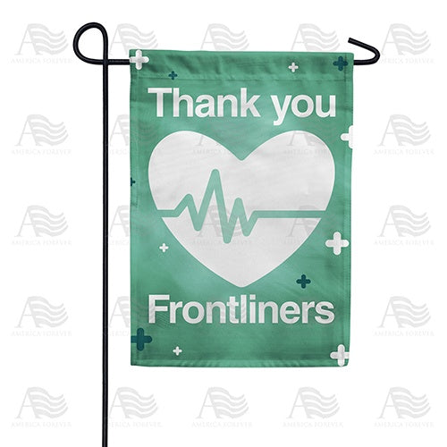Thank You Frontliners Double Sided Garden Flag