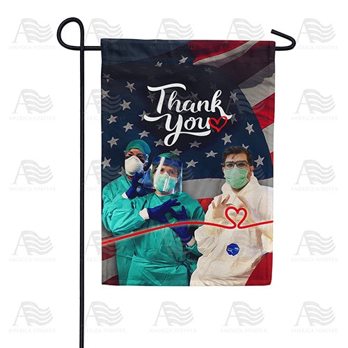 Thanks To Lifeline Of Our Nation Double Sided Garden Flag