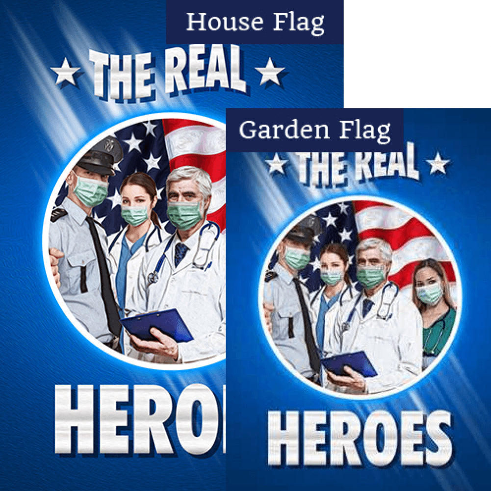 The Real Masked Heroes Flags Set (2 Pieces)