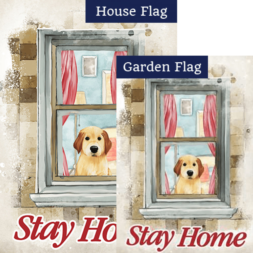 Please Obey And Stay Home Flags Set (2 Pieces)