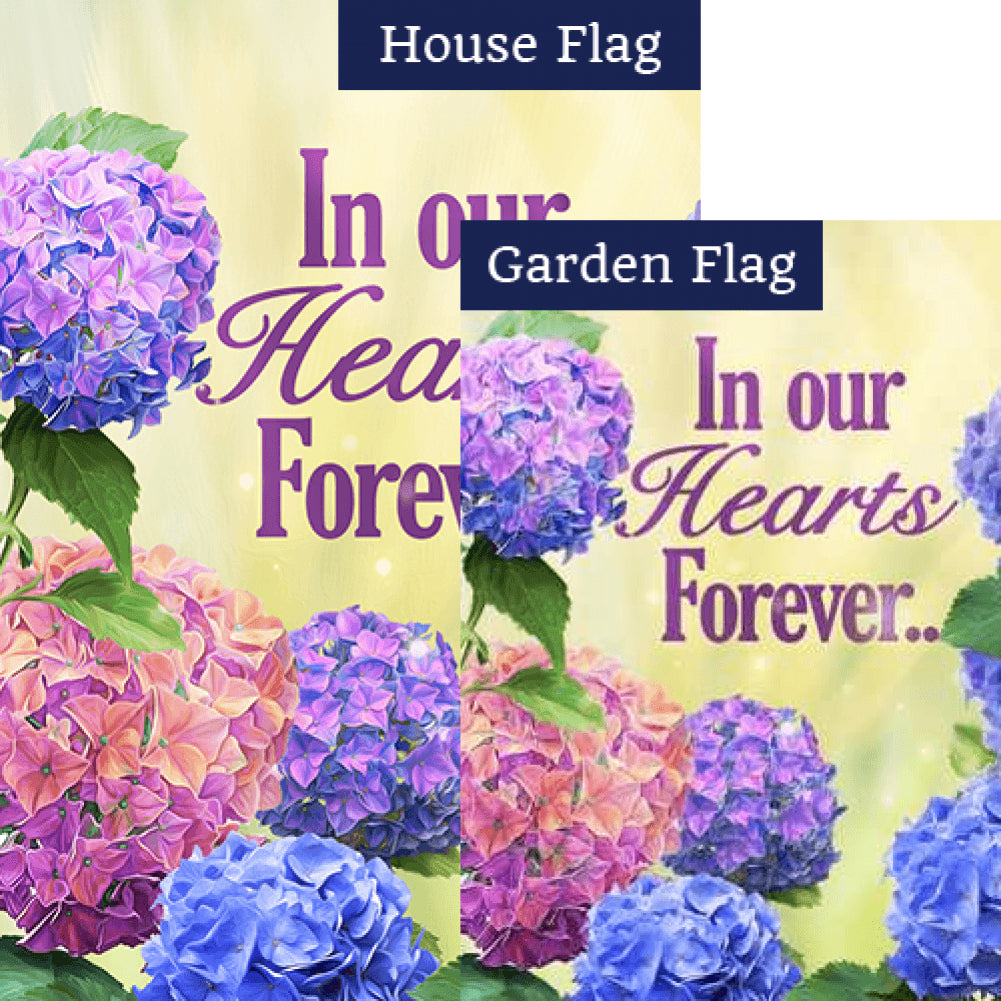 In Our Hearts Forever Flags Set (2 Pieces)