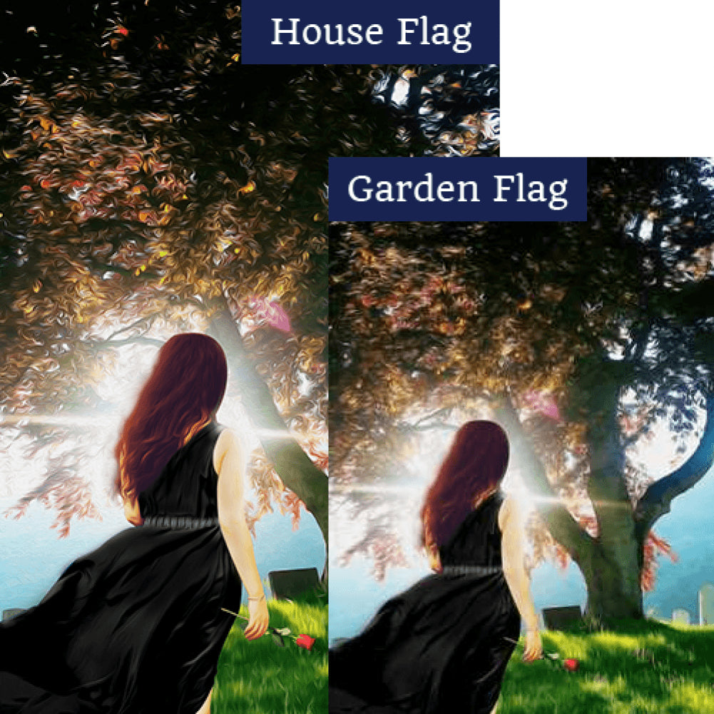Peaceful Healing Flags Set (2 Pieces)