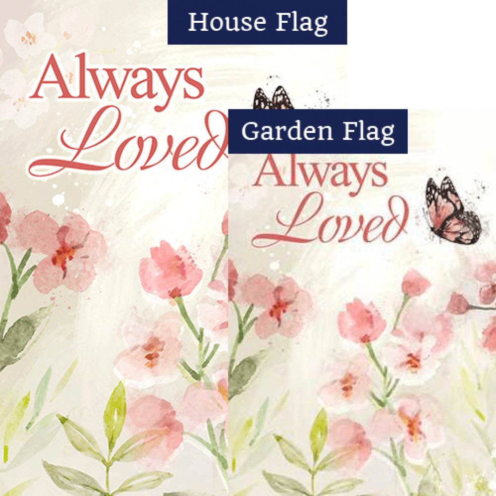 Always Loved Watercolor Flags Set (2 Pieces)