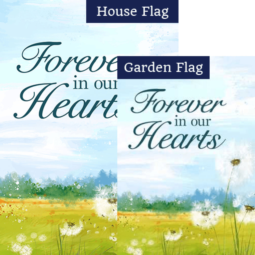 Forever In Our Hearts Dandelion Flags Set (2 Pieces)