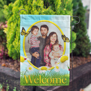 Personalized Loves Me, Loves Me Not Garden Flag