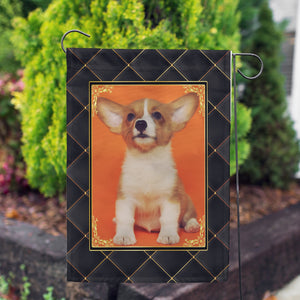 Personalized Quilted Royalty Garden Flag