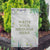 Personalized Simply Leaves Message Garden Flag