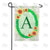 Green Ivy Monogram Double Sided Garden Flag
