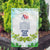 Personalized Rose Greenery Garden Flag