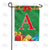 Merry Christmas Monogram Double Sided Garden Flag