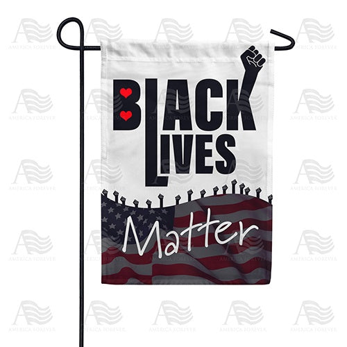 Black Lives Matter 3 Double Sided Garden Flag