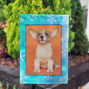 Personalized Snowflakes Garden Flag