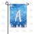 Wintry Monogram Double Sided Garden Flag