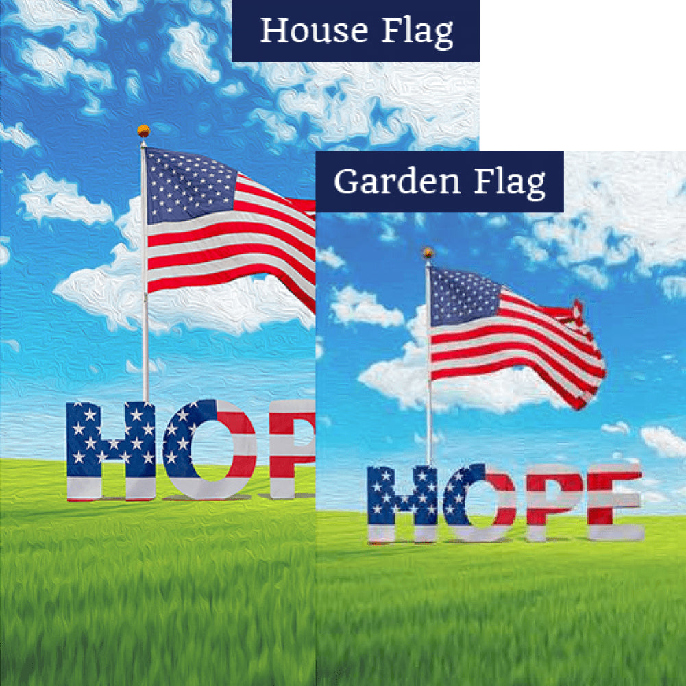 USA Hope Flags Set (2 Pieces)