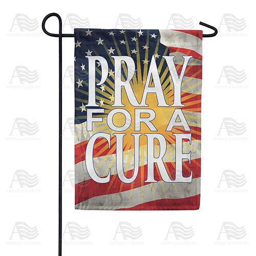 Pray for a Cure Double Sided Garden Flag