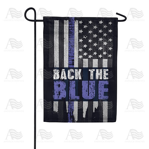 Back the Blue Double Sided Garden Flag