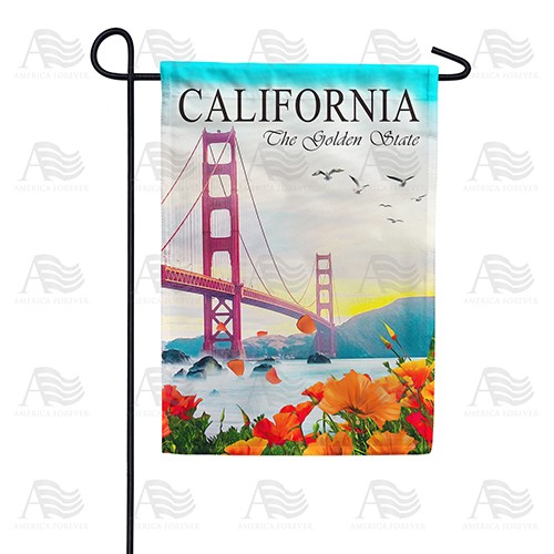 The Golden State Double Sided Garden Flag