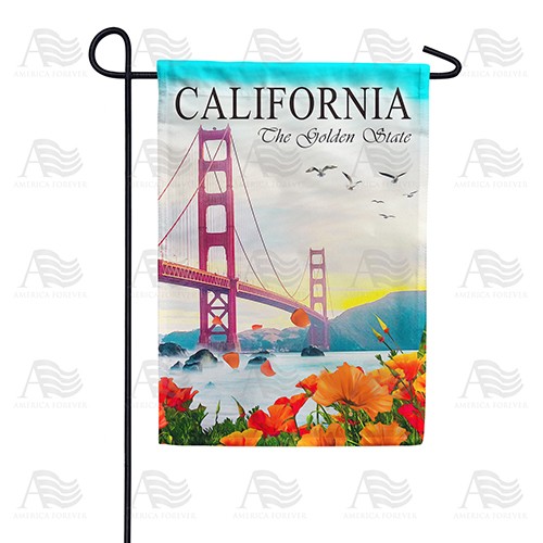 The Golden State Double Sided Garden Flag