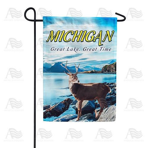 Lake Lover's State Double Sided Garden Flag