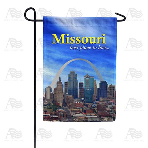Missouri, The Gateway To The West Double Sided Garden Flag