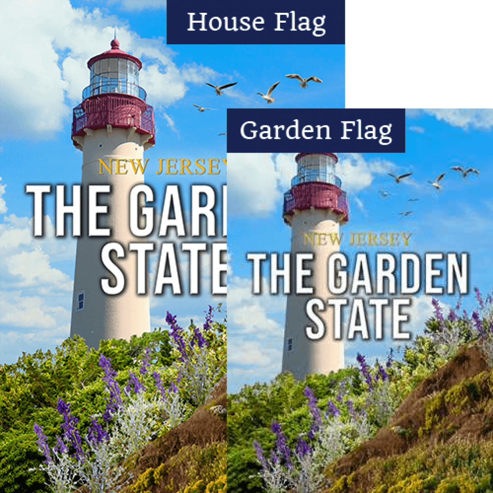 New Jersey, The Garden State Double Sided Flags Set (2 Pieces)
