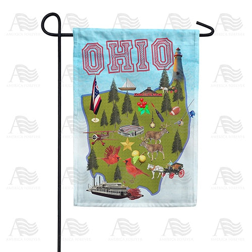 So Much to do in Ohio Double Sided Garden Flag