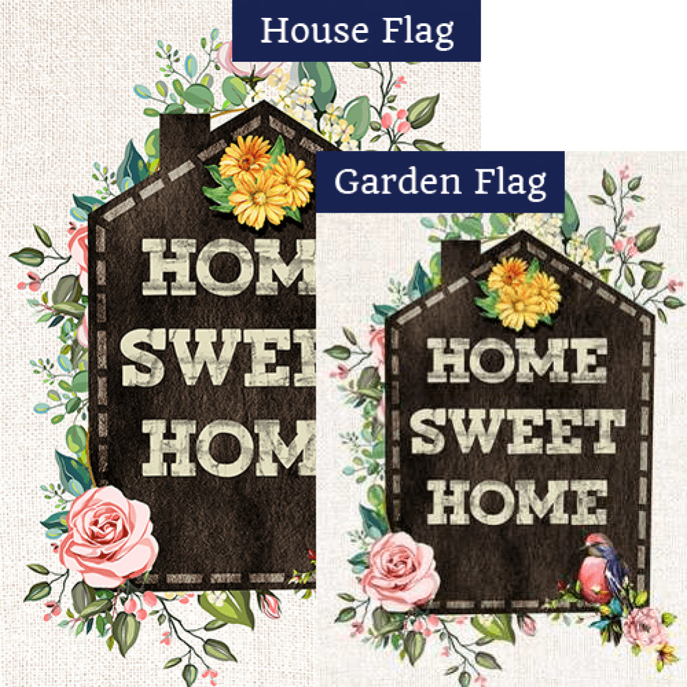 Find Comfort At Home Double Sided Flags Set (2 Pieces)