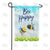 The Buzz Is Bee Happy! Double Sided Garden Flag