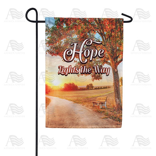 Hope Lights The Way Double Sided Garden Flag