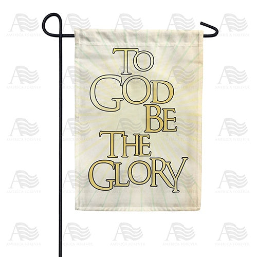 Our Glorious God Double Sided Garden Flag