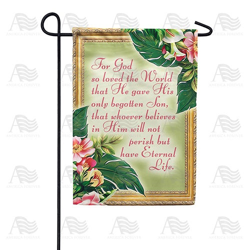 Eternal Life Double Sided Garden Flag
