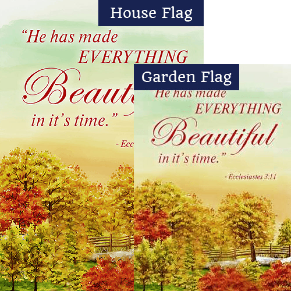 Everything Is Beautiful Double Sided Flags Set (2 Pieces)