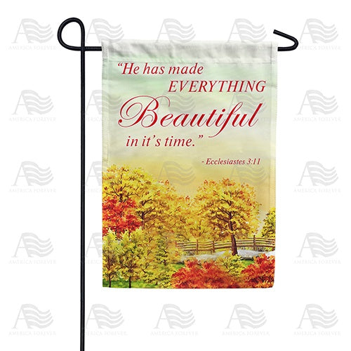 Everything Is Beautiful Double Sided Garden Flag