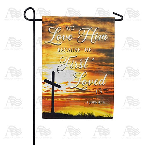 Our Mutual Love Double Sided Garden Flag
