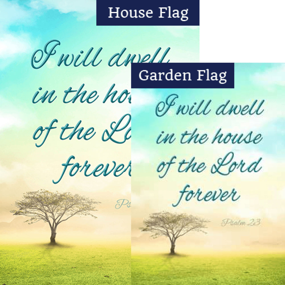 The Lord's House Double Sided Flags Set (2 Pieces)