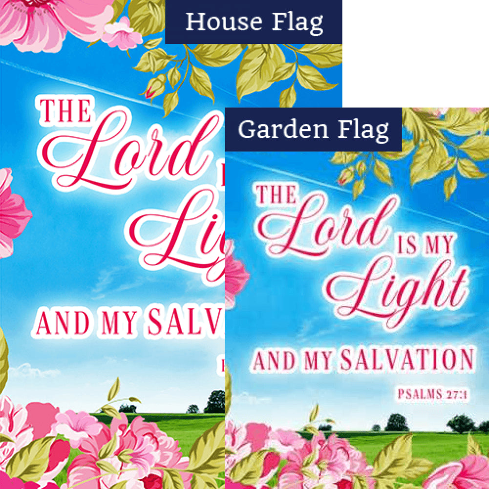 The Lord Is My Light Double Sided Flags Set (2 Pieces)