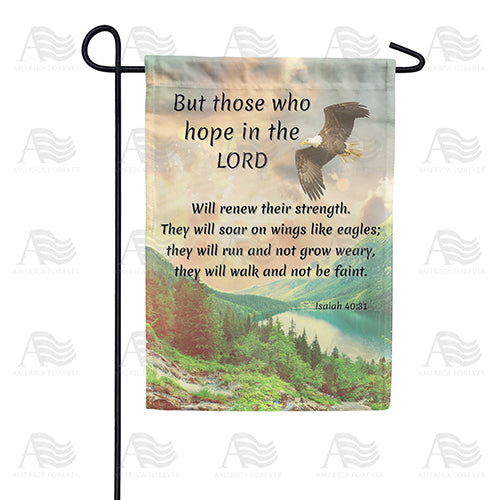 Hope In The Lord Double Sided Garden Flag