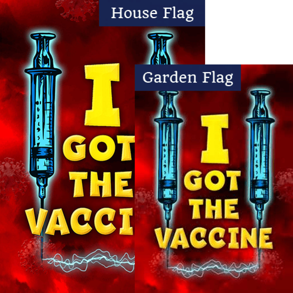 America Forever I Got the Vaccine Flags Set (2 Pieces)