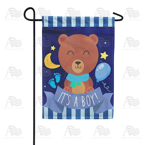 Oh Joy, It's A Boy! Double Sided Garden Flag