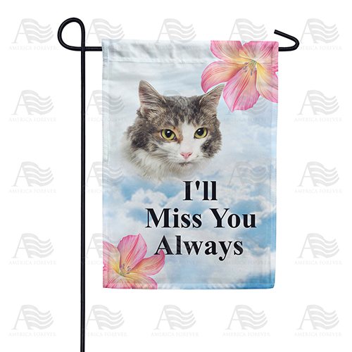 Feline Farewell Double Sided Garden Flag