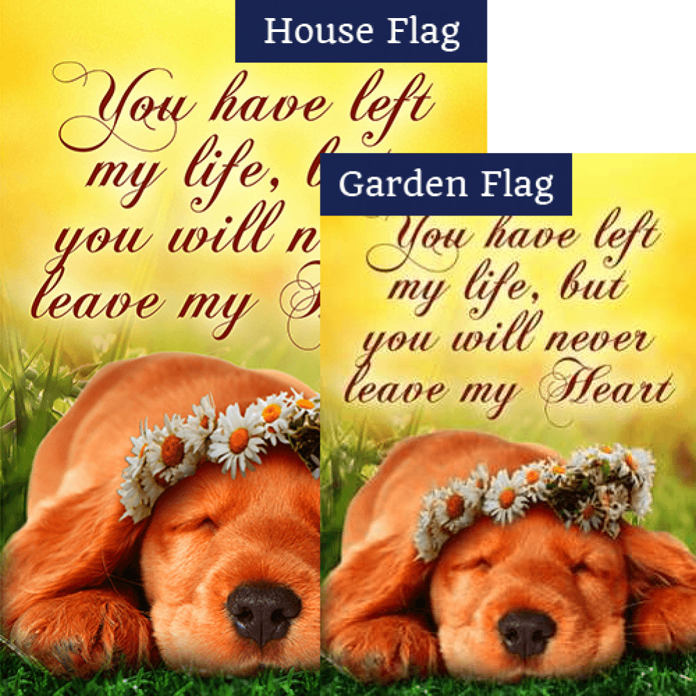 Always In My Heart Double Sided Flags Set (2 Pieces)