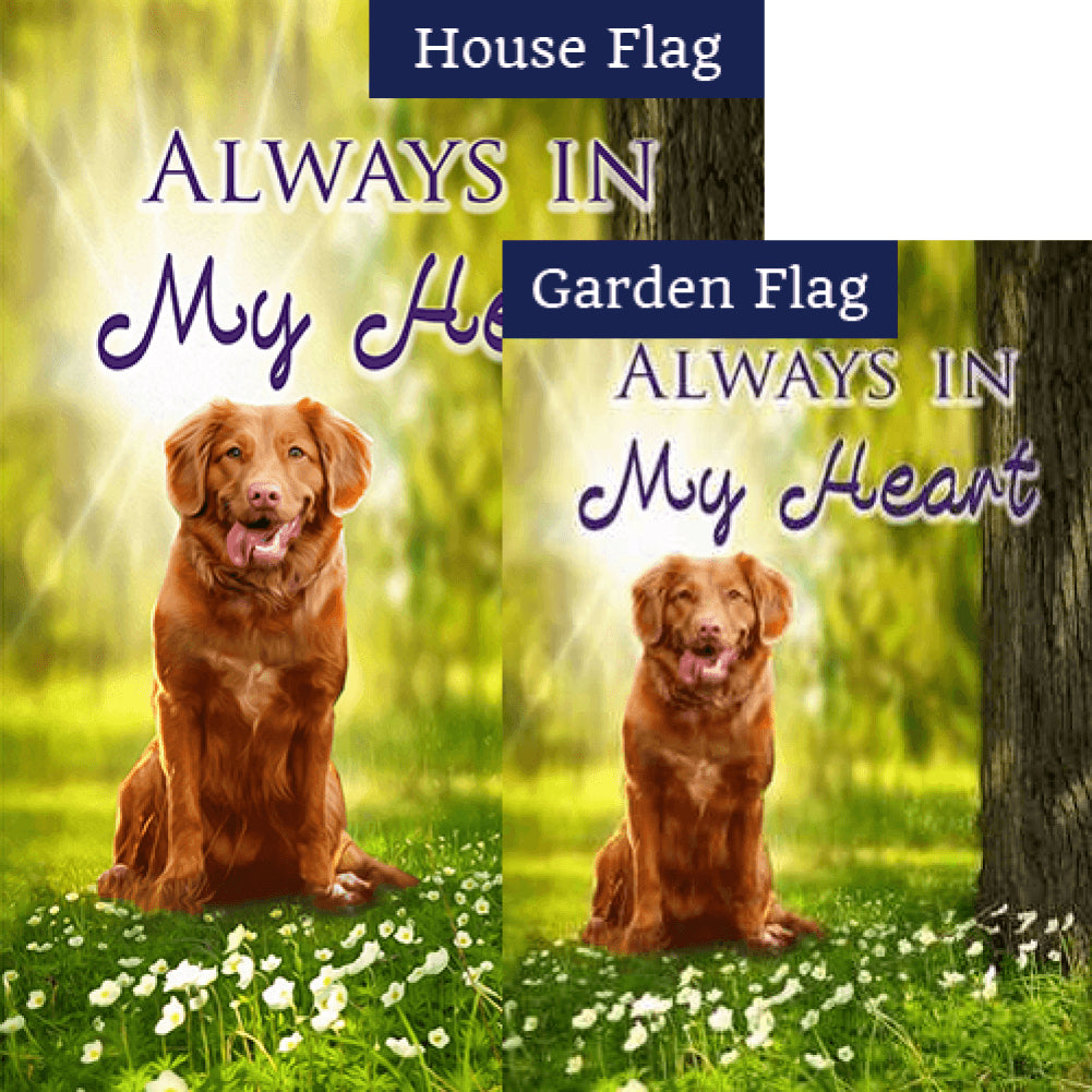 Won't Forget My Faithful Friend Double Sided Flags Set (2 Pieces)