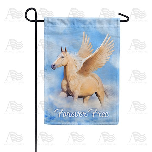 Hoofbeats In Heaven Double Sided Garden Flag